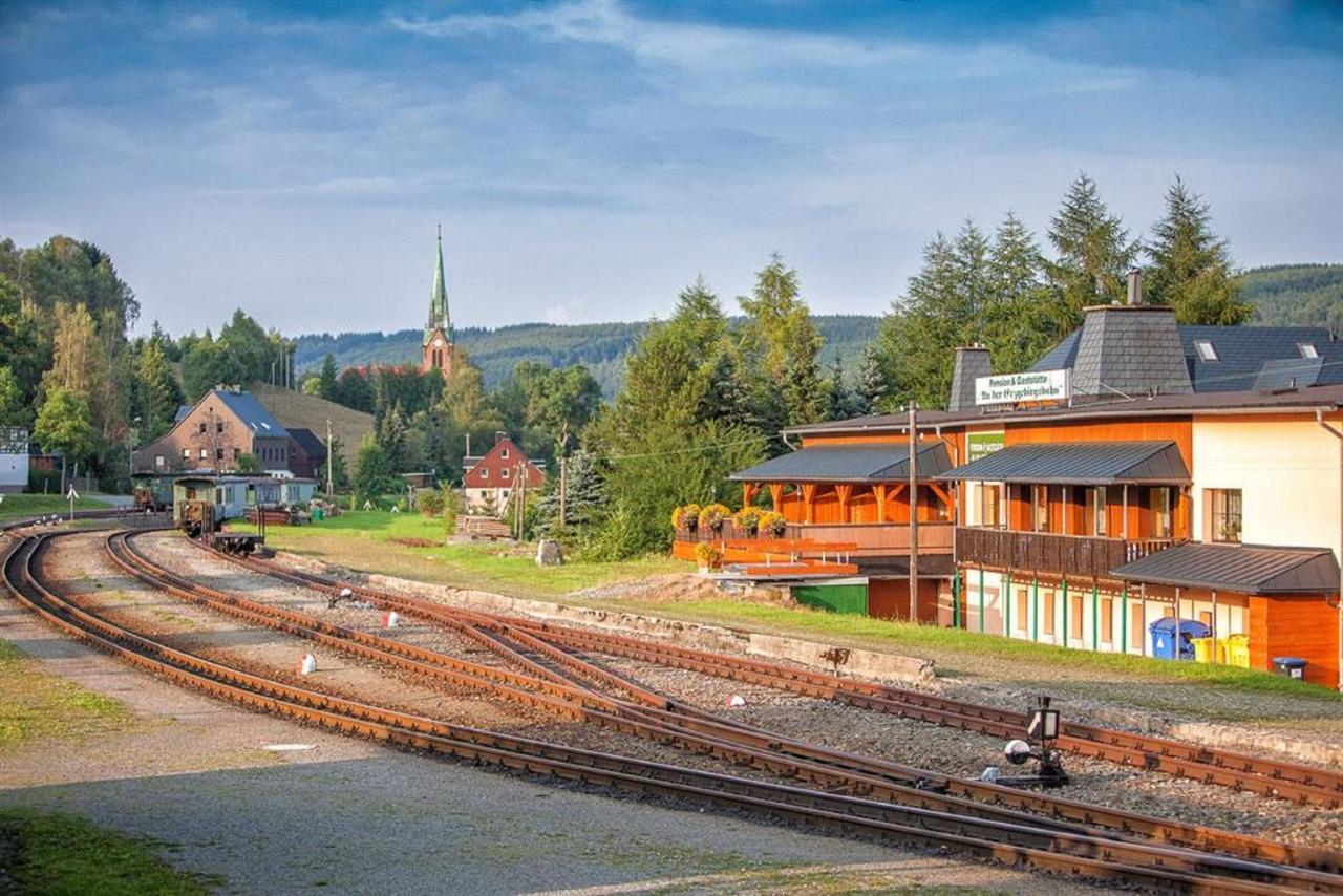 Pension An Der Erzgebirgsbahn Oberwiesenthal Kültér fotó
